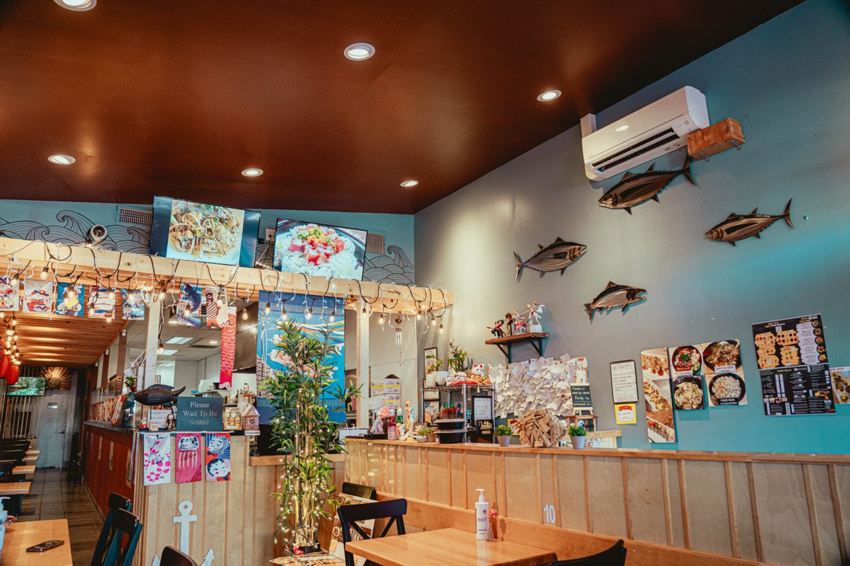 The Luv Fish counter